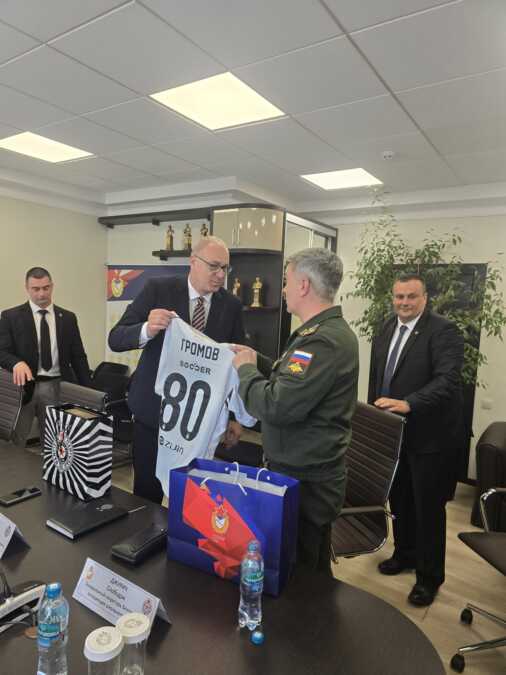 KREĆE NOVA ERA SARADNJE: Učvršćeno bratstvo JSD Partizan i CSKA