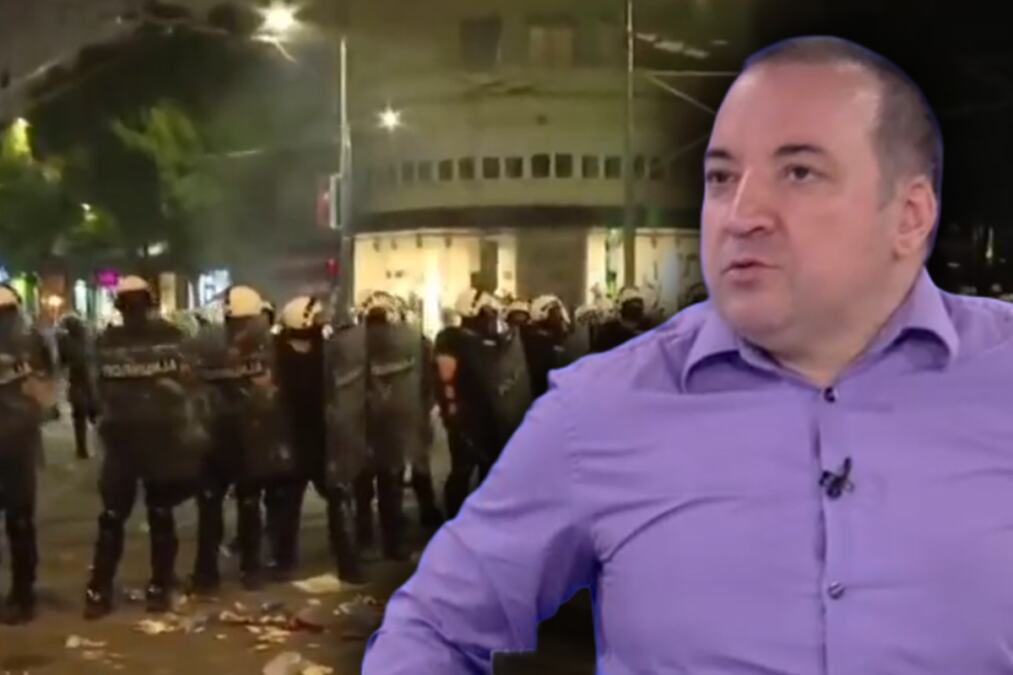 BLOKADER SE ČUDI ŠTO NEMA VIŠE NASILJA NA ULICAMA! Malo mu je blokaderskih napada na organe reda i mira, očekivao je više incidenata! (VIDEO) 