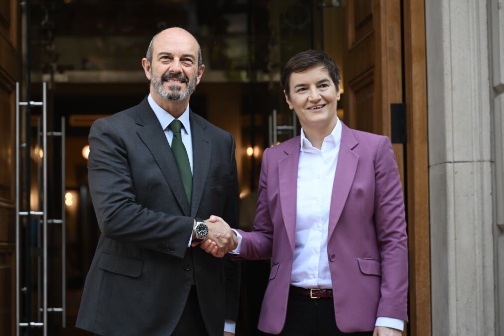 ANA BRNABIĆ U ZVANIČNOJ POSETI ŠPANIJI: Predsednica Skupštine Srbije sa predsednikom Senata Pedrom Roljanom (VIDEO)