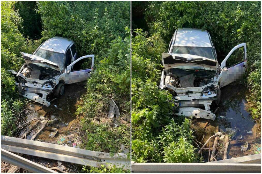 DRAMA KOD ŠAPCA: Vozač sleteo automobilom u reku, iz olupine ga izvukli vatrogasci - spasioci i spasili mu život (FOTO)