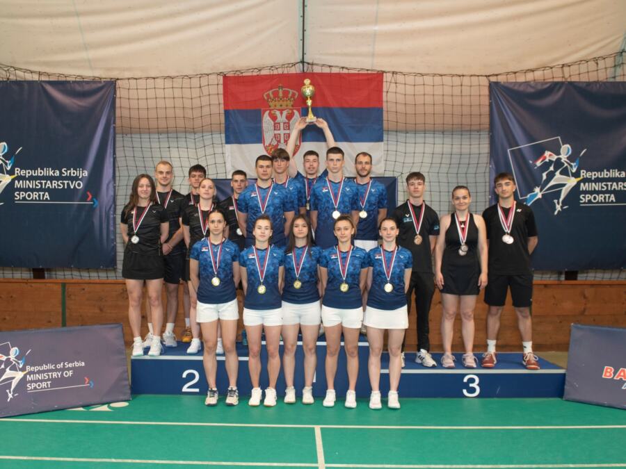 NAJBOLJI MEĐU NAJBOLJIMA: Srpski badminton dobio nove šampione
