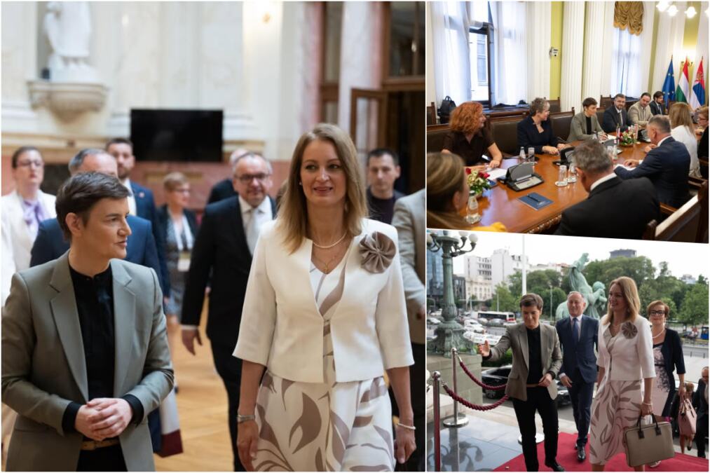 BRNABIĆ SA NOVOIZABRANOM PREDSEDNICOM MAĐARSKOG PARLAMENTA: Posebno mi je drago što je prva međunarodna poseta gospođe Forsthofer bila upravo poseta Beogradu