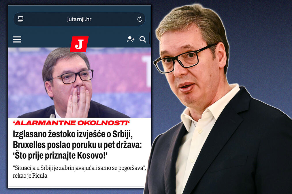 VUČIĆ I NJEGOVA POLITIKA PREMA KOSOVU SU IM TRN U OKU! Nastavljena kampanja protiv Srbije u hrvatskim medijima: Sada je jasno koji je razlog napada!