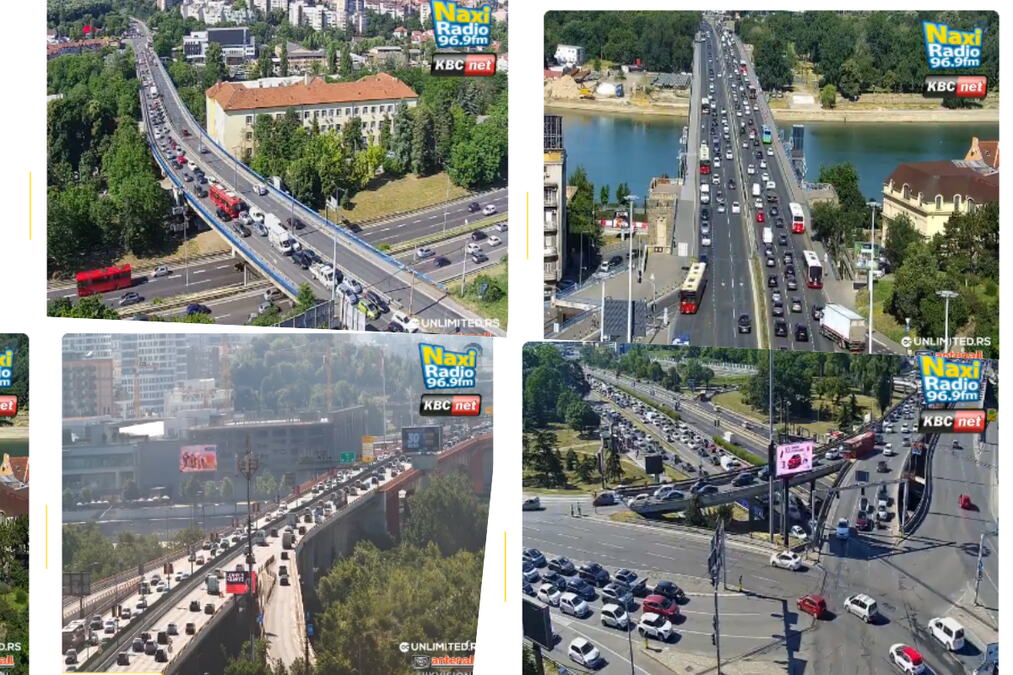 PLAVI MOST I AUTOKOMANDA KRCATI, DUGE KOLONE NA BRANKOVOM: G