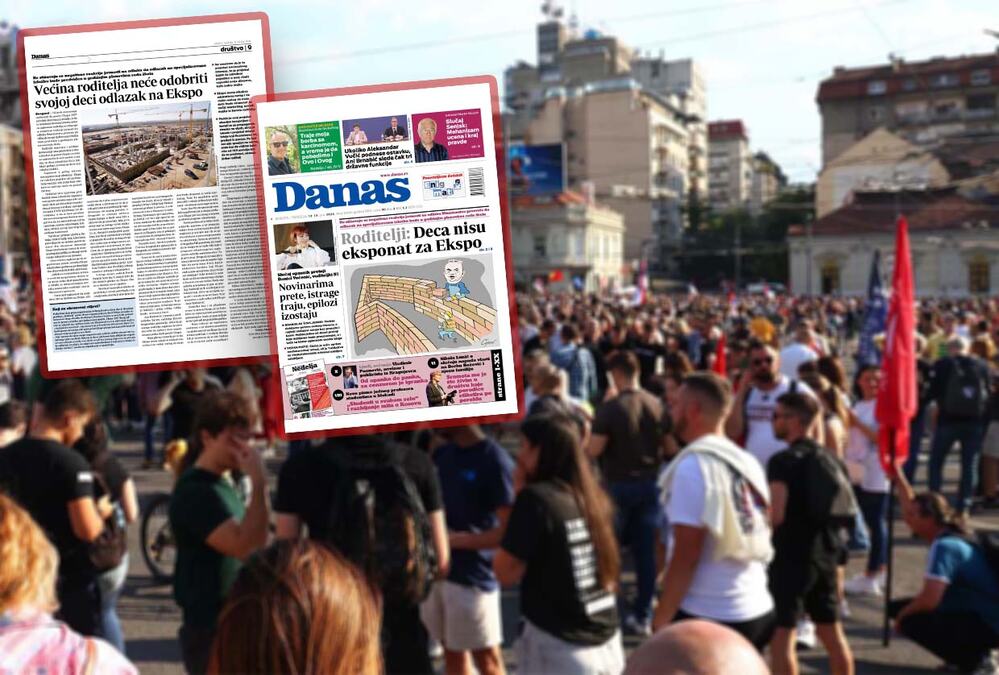 KAKVO LICEMERJE: Blokaderski Danas piše o „zloupotrebi dece“ zbog Ekspa, a oni godinu i po dana na najgori način zloupotrebljavaju decu