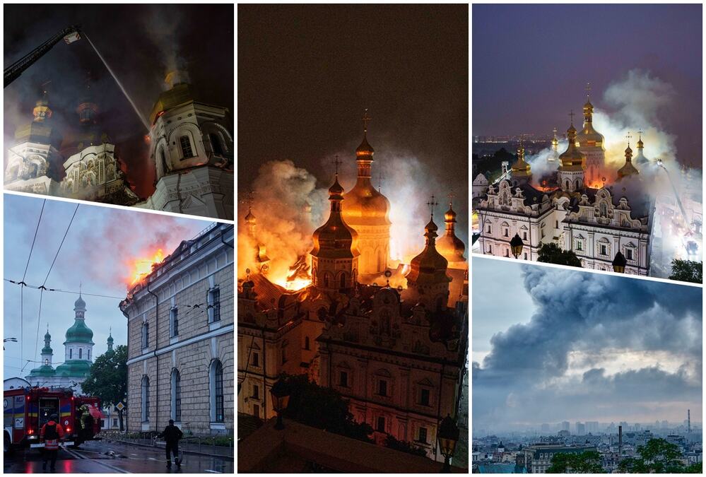 GORI KIJEVSKO-PEČERSKA LAVRA, NATO DIGAO AVIONE! Pravoslavna svetinja iz 11. veka među ruskim metama brzo nakon što se Zelenski pohvalio Trampu da Ukrajina jača