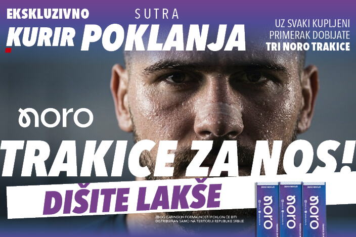 KURIR VAM SUTRA POKLANJA NORO TRAČICE! DIŠITE PUNIM PLUĆIMA I RECITE ZBOGOM ZAPUŠENOM NOSU 