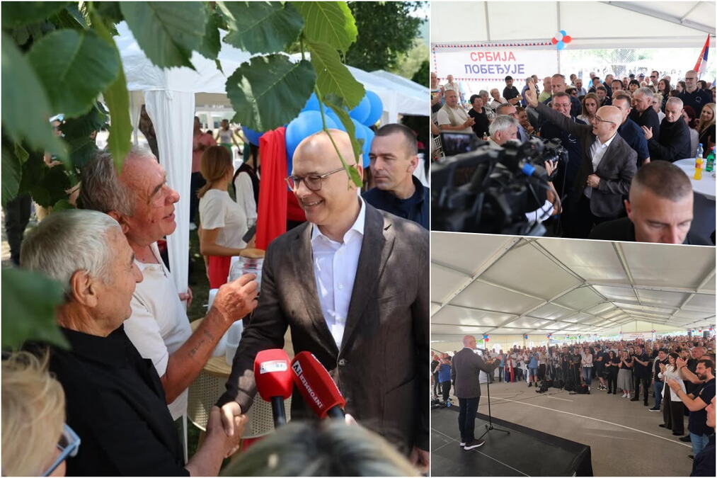 LIDER SNS U BELOJ PALANCI: Vučević: "Stvari koje radimo za državu prave razliku između nas koji gradimo i onih koji su hteli da je ruše"!