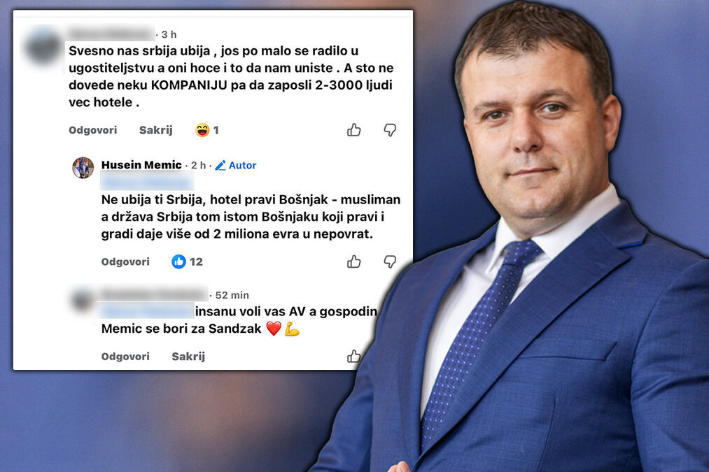 Grade se 3 hotela vredna 139 miliona €, posao za 500 ljudi: Ministar Memić žestoko zapušio usta provokatoru koji je optužio  državu "da ubija narod"