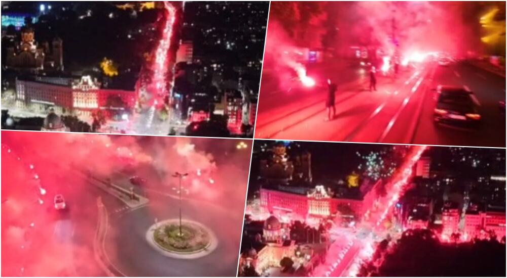 VELIČANSTVENI POZIV NA SKUP 27. JUNA! Najveća bakljada ikada zasijala na ulicama Beograda: Pogledajte spektakularne prizore (VIDEO)