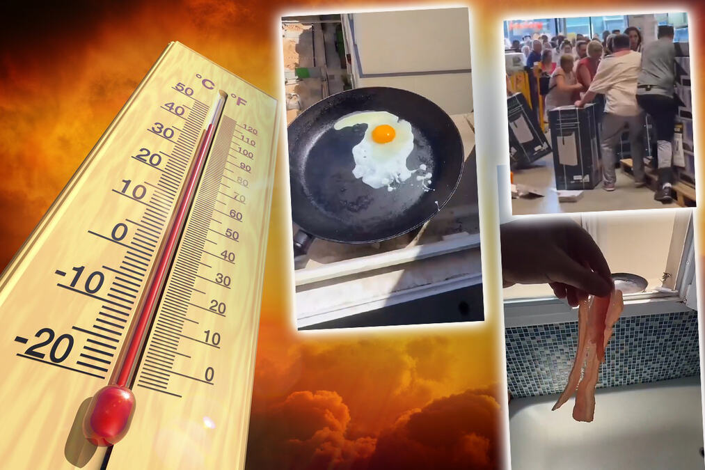 STAMPEDO I OPŠTA TUČA ZBOG VENTILATORA, PARIŽANI PRŽE JAJA NA PROZORIMA! Neverovatni snimci toplotnog talasa u Francuskoj, vlast povukla RADIKALAN POTEZ (VIDEO)