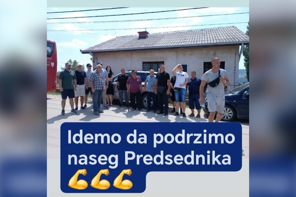 MIŠA TODOROVIĆ KOJI JE IZGUBIO SINA U MASAKRU U DUBONI DOŠAO DA PODRŽI VUČIĆA: Objavio fotografiju i poslao snažnu poruku (FOTO)