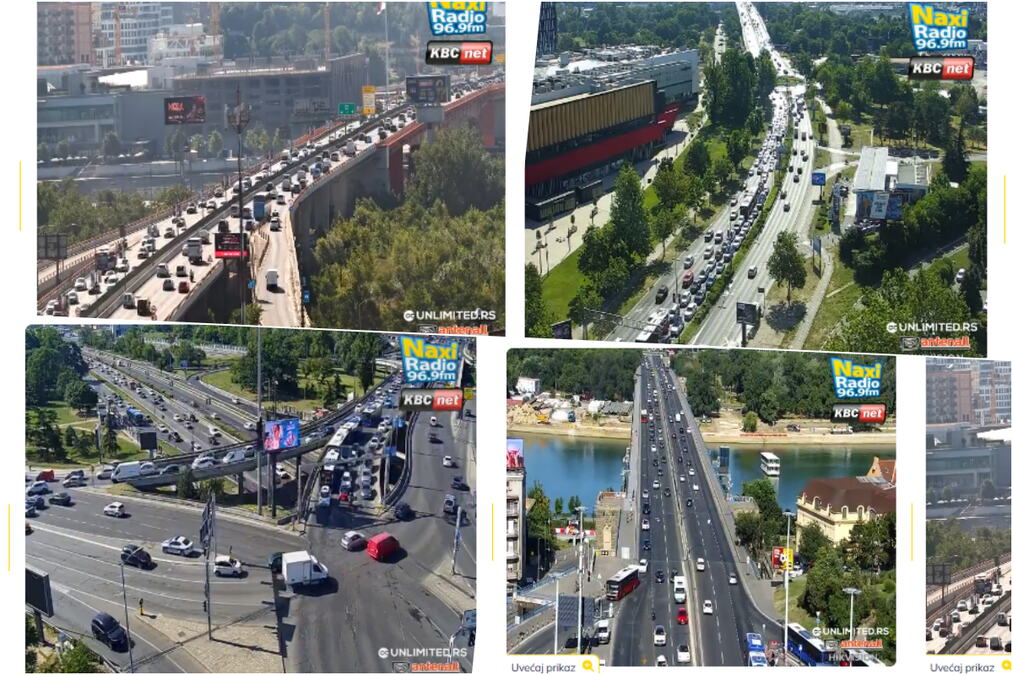 ŽEGA I ODMORI ISPRAZNILI BEOGRADSKE ULICE: Ponedeljak ujutru a gužve nema ni u najjačem špicu! Na ulicu, samo ko mora (FOTO)