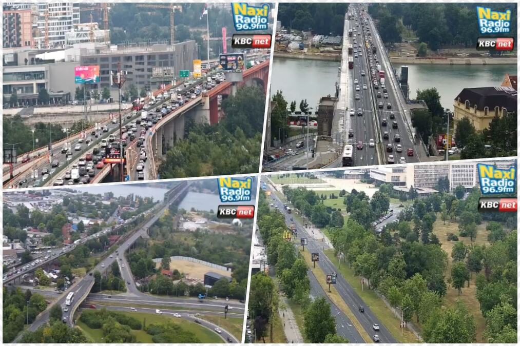NA GAZELI I PANČEVCU NEMA IGLA GDE DA PADNE: Gužve od ranih jutarnjih sati u Beogradu, na Autokomandi pustoš (FOTO)