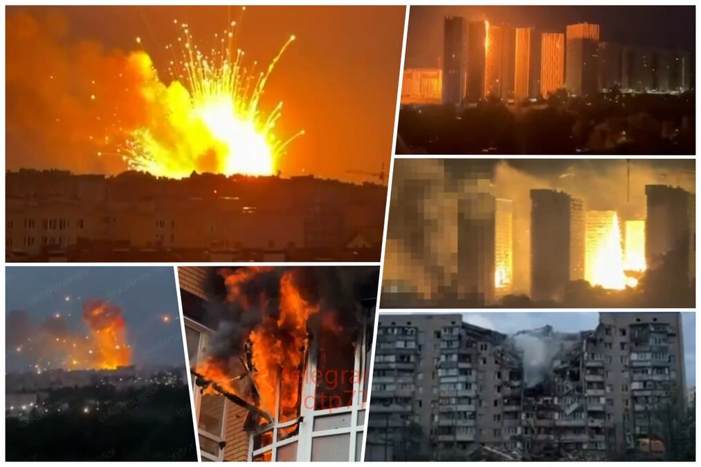 RUSKA OSVETA ZA UKRAJINSKE UDARE PO RAFINERIJAMA: Masovni napadi na Kijev, najmanje 16 mrtvih! (VIDEO, FOTO)