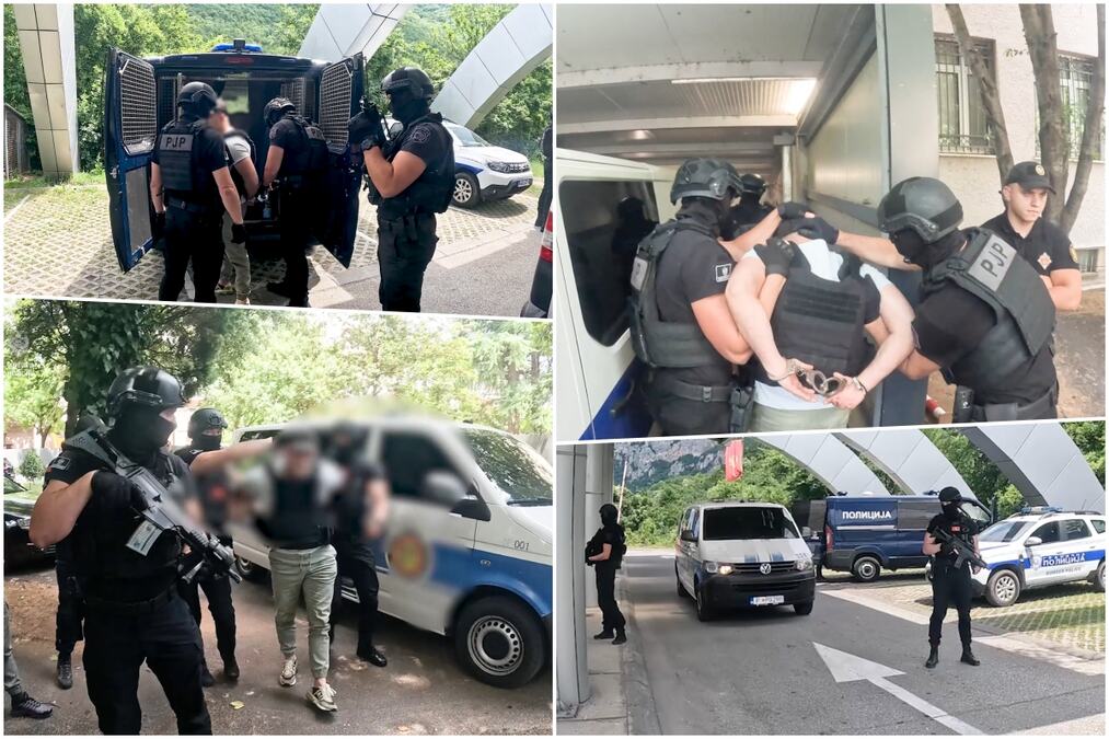 DRAMATIČAN SNIMAK SA GRANICE SA CRNOM GOROM! Duge cevi na gotovs, specijalci u punoj opremi: Policija objavila detalje o škaljarcu (VIDEO)