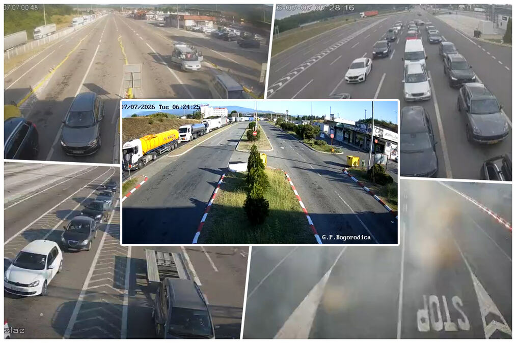 FORMIRAJU SE DUGE KOLONE NA HORGOŠU, NA GRADINI I PREŠEVU SKORO NIKOG NEMA: Pogledajte kakvo je stanje na izlazu iz Makedonije ka grčkom Evzoniju (FOTO)