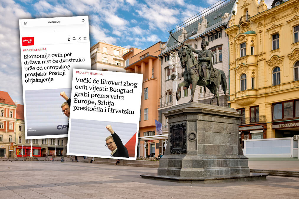 KUD BAŠ "SRBIJA PRESKOČILA I HRVATSKU" U NASLOV?! Zagrebački portal izvršio hitnu cenzuru teksta u kom se ističu ekonomski uspesi Vučićeve politike (FOTO)