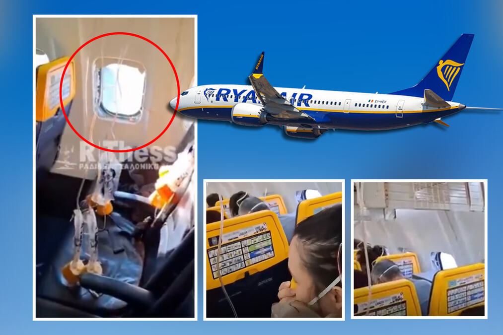 (VIDEO) PILOT SLOMLJEN POSLE DRAME U AVIONU RAJANERA Putnik iz Srbije umalo ispao kroz prozor, usledio šokantan rasplet! NOVI DETALJI HAOSA NA NEBU