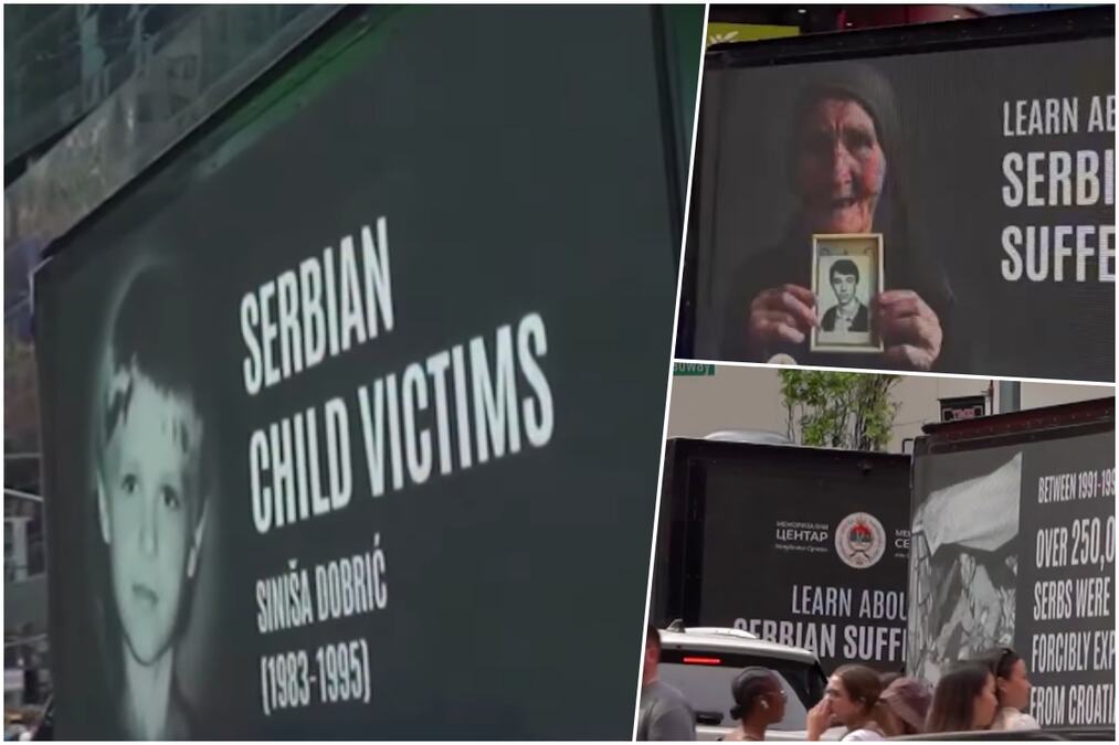 "UPOZNAJTE SRPSKO STRADANJE" Memorijalni centar Republike Srpske pokrenuo u centru Njujorka međunarodnu kampanju - prvi put ikada u Americi (VIDEO)