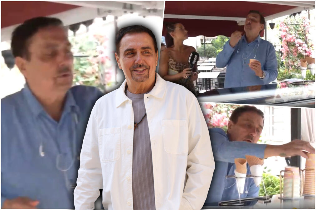 KEBA POSTAO SLADOLEDŽIJA! Pevač promenio zanimanje, evo kako su reagovale mušterije u Knez Mihailovoj (FOTO/VIDEO)