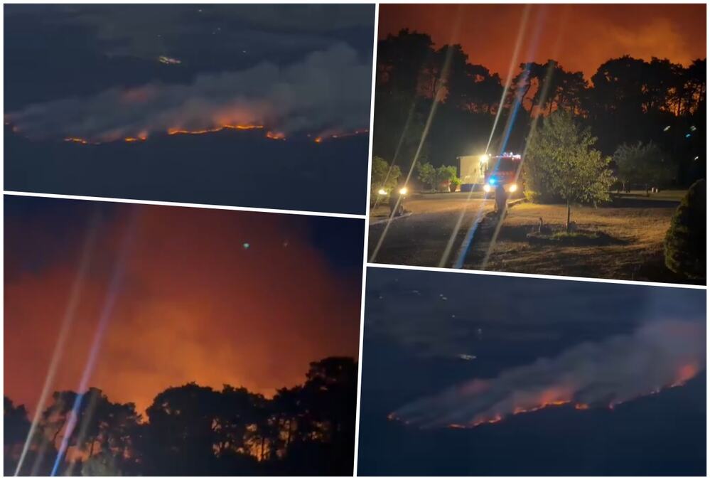 OGROMAN POŽAR KOD PARIZA! Vatra se proširila na 800 hektara, gore šume, evakuisano 1.000 LJUDI: Avioni i helikopteri se bore sa vatrenom stihijom (VIDEO)
