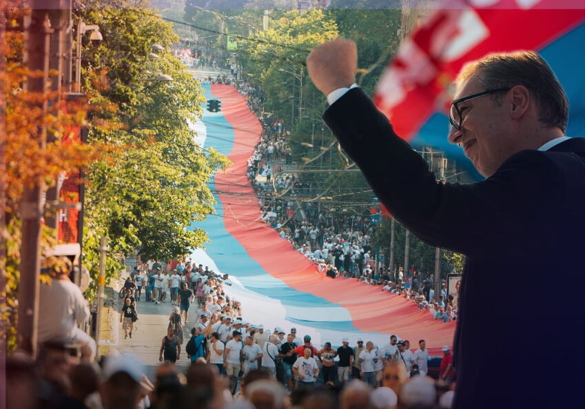 "UJEDINJENA SRBIJA UVEK POBEĐUJE" Moćna poruka predsednika Vučića: Mi narodu nudimo jedinstvo i ljubav a ne podele i mržnju! (FOTO) 