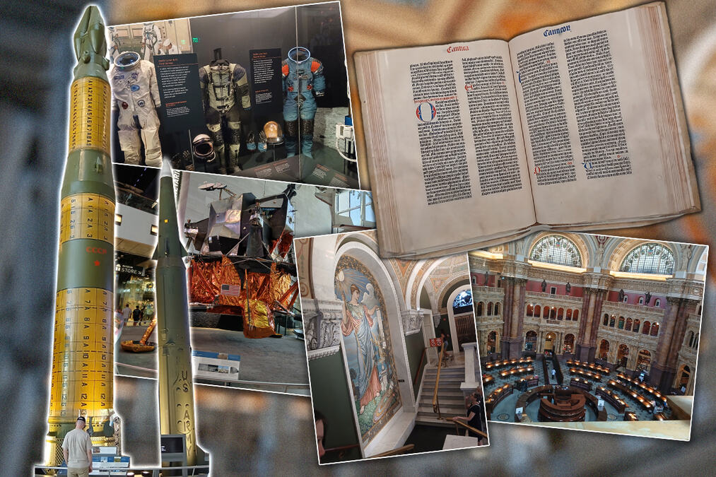 OD GUTENBERGOVE BIBLIJE DO VASIONE: Kurir u Kongresnoj biblioteci u Vašingtonu i Nacionalnom muzeju vazduhoplovstva i istraživanja svemira (FOTO)