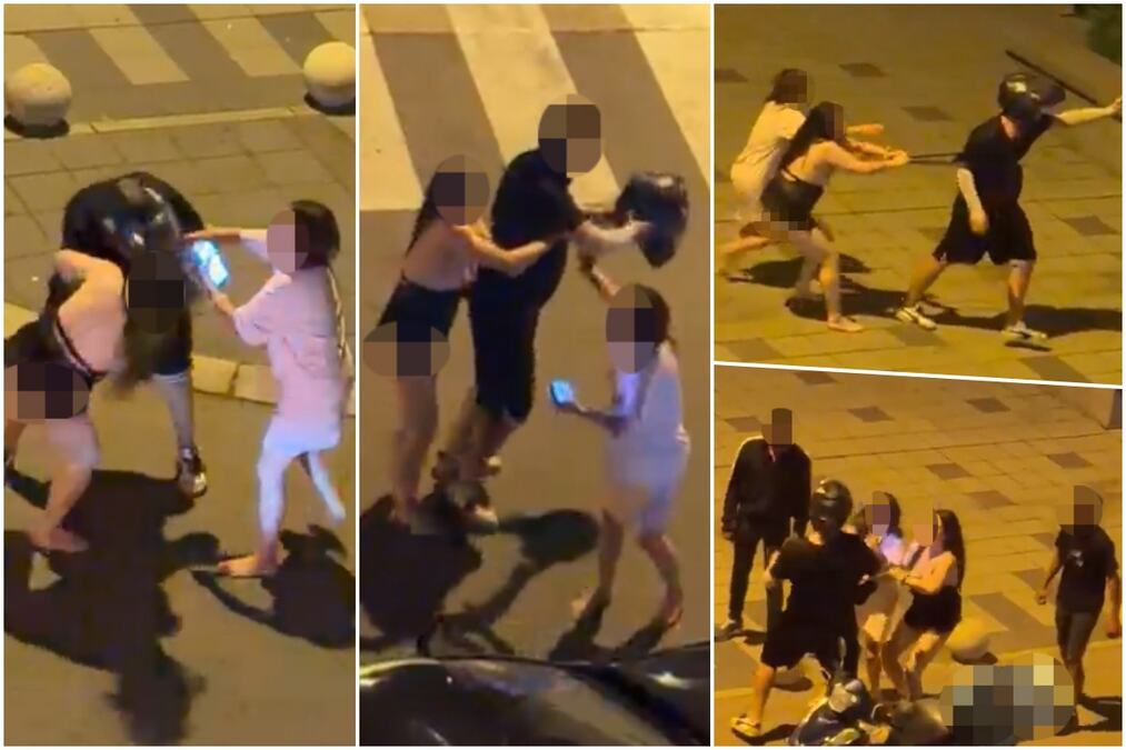 DEVOJKE OPTUŽILE DOSTAVLJAČA, PA NAVALILE NA NJEGA NASRED ULICE: Hit snimak sa Novog Beograda, evo šta se dogodilo (video)