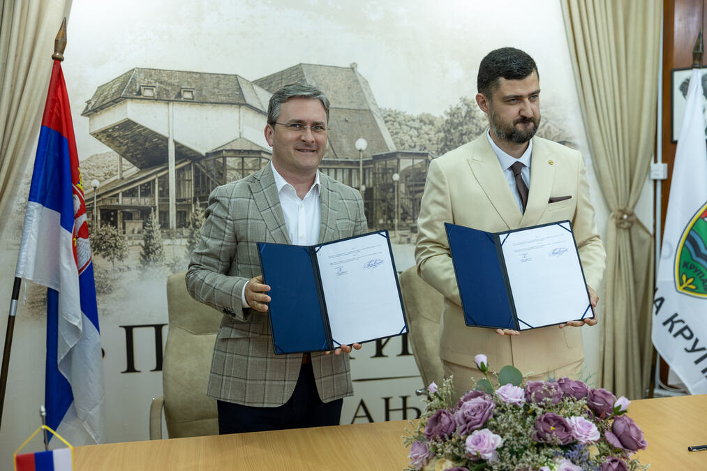 Krupnju kroz konkurs "Gradovi u fokusu 2026" deset miliona dinara (foto)