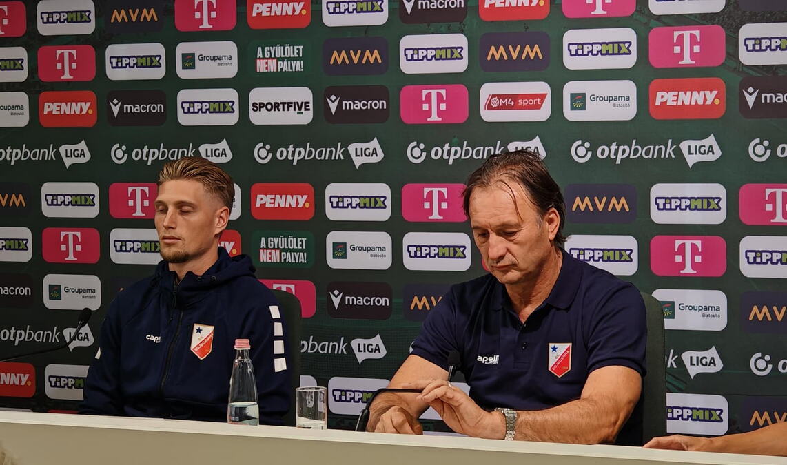 BRUTALNA PORUKA TANJGE PRED REVANŠ SA FERENCVAROŠEM: "Da nismo optimisti, ostali bismo kod kuće"