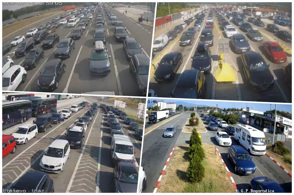 KOLONE SEŽU UNEDOGLED, NAJMANJA GUŽVA NA PREŠEVU! AMSS: Očekuje se pojačan saobraćaj po podne, opasnost od odrona na deonicama kroz useke i klisure 