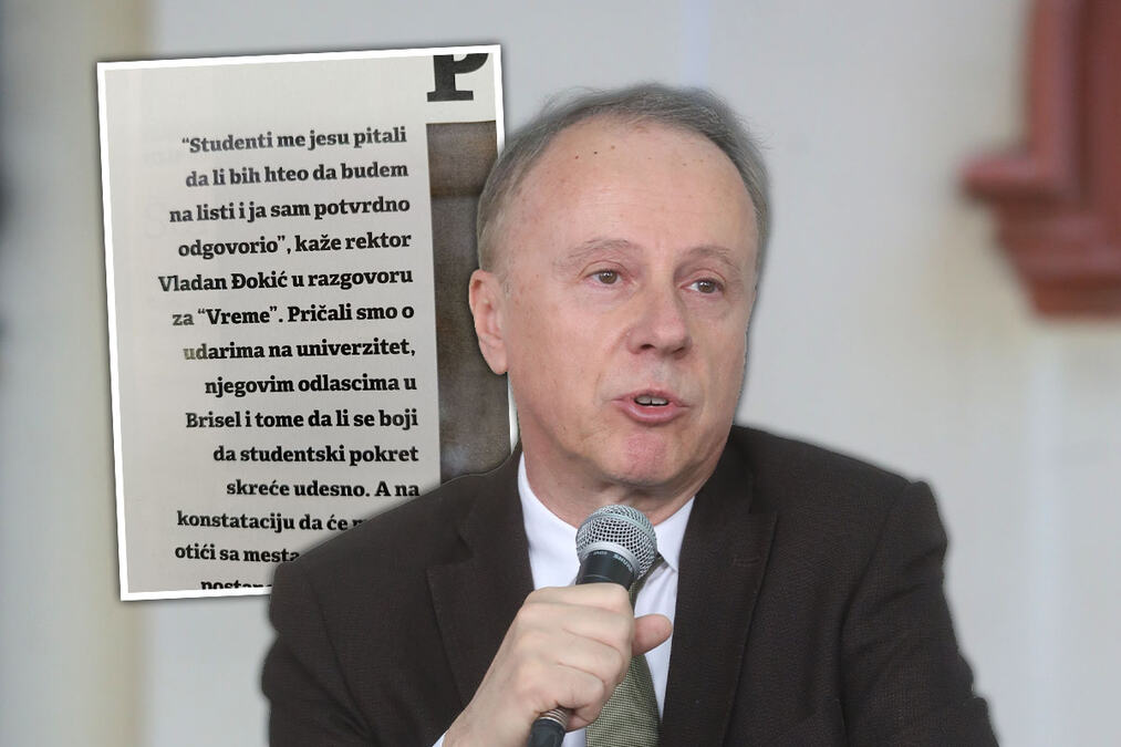 POLITIČAR ĐOKIĆ POTVRDIO DA SE NALAZI NA TZV. STUDENTSKOJ LISTI! "Studenti me pitali da li bih hteo i ja sam odgovorio potvrdno" (FOTO)