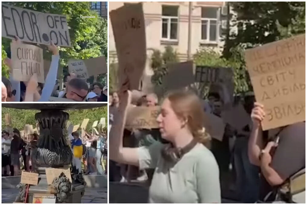 NE STAJU PROTESTI U UKRAJINI, TRAŽE OSTAVKU GENERALA SIRSKOG! Smena ministra odbrane Fedorova razbesnela mlade: "Čudovišta na odmoru, heroji u rovovima" (VIDEO)