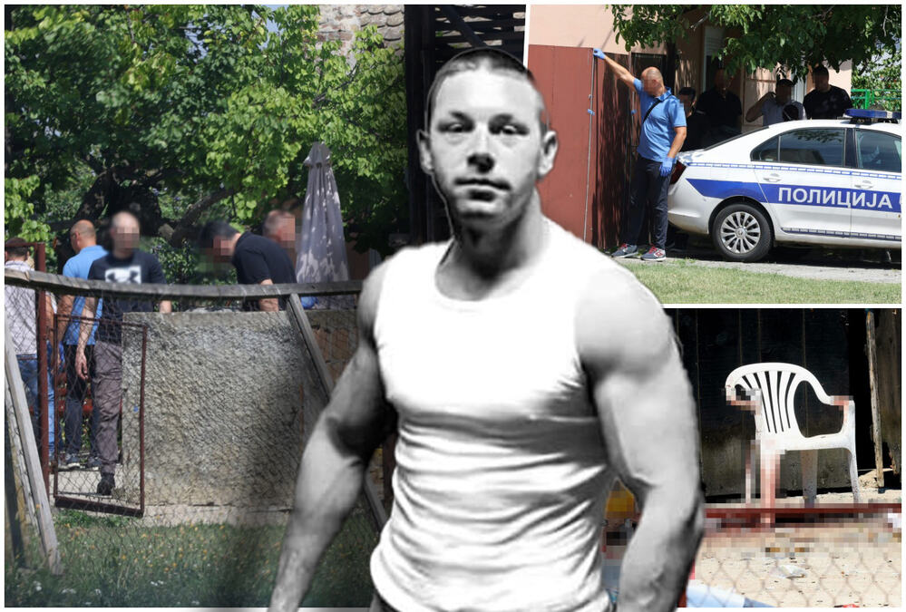 KRV PRELILA BETON I BAŠTENSKI NAMEŠTAJ: Horor na mestu na kom je Dragan poginuo u eksploziji bombe, geleri izbušili kapiju i zidove (UZNEMIRUJUĆE FOTOGRAFIJE)
