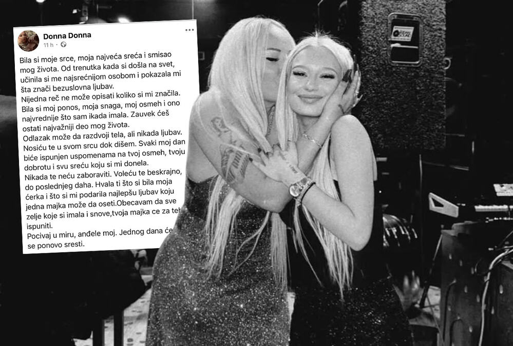 "BILA SI MOJE SRCE, MOJA NAJVEĆA SNAGA" Nevena Hot emotivnim rečima se oprostila od stradale ćerke