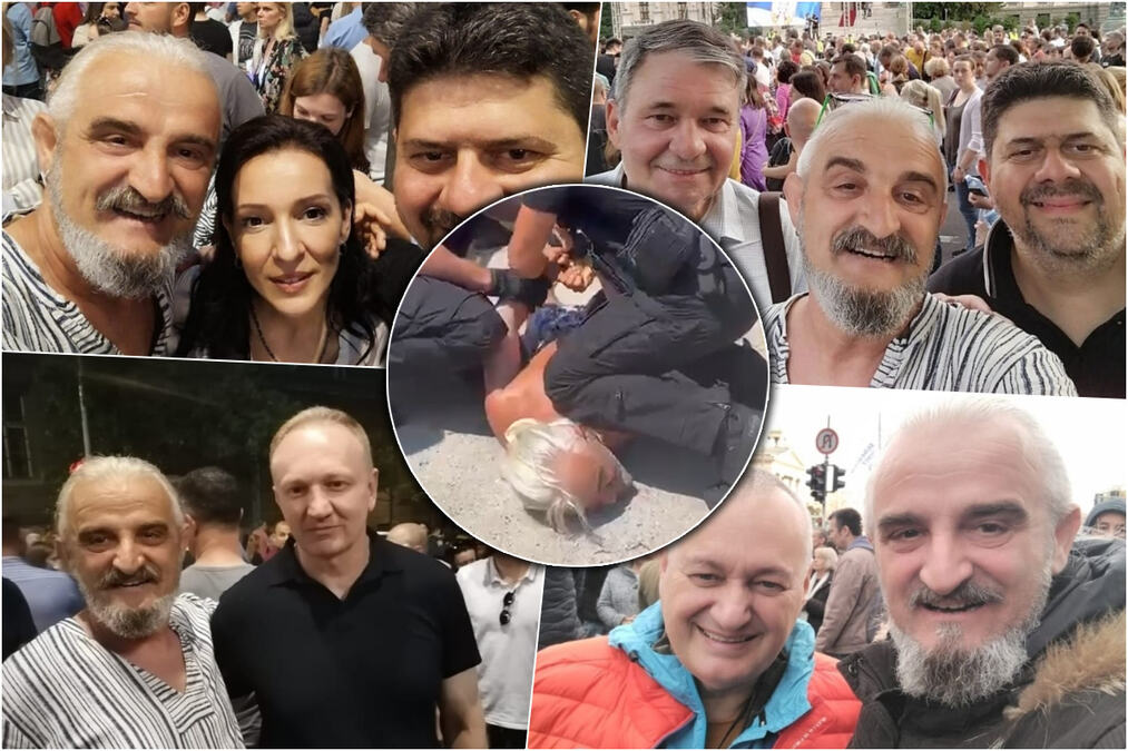 GRLI SE SA ĐILASOM I MARINIKOM, PRIJATELJ NA FEJSU SA KOKANOVIĆEM: Uhapšeni zbog pretnji tužiocu i ministru viđen na svim protestima s liderima opozicije (FOTO)