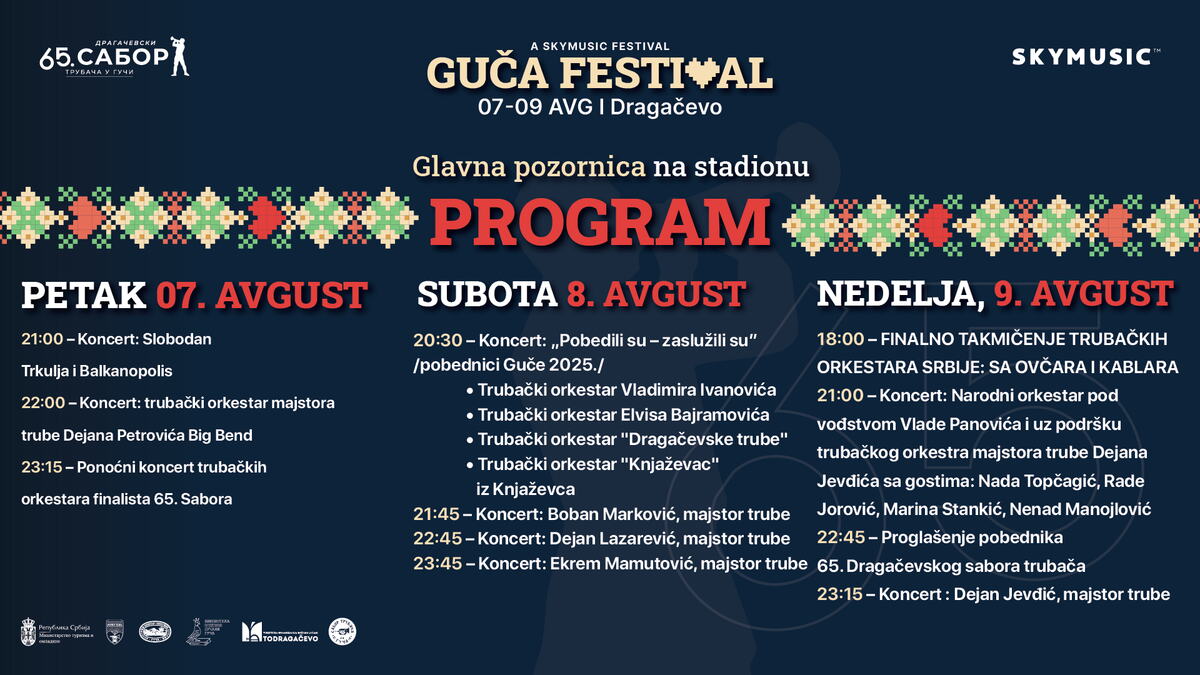 SVI PUTEVI VODE U GUČU: Slobodan Trkulja, Dejan Petrović i legende narodne muzike na jubilarnom, 65. Dragačevskom saboru trubača
