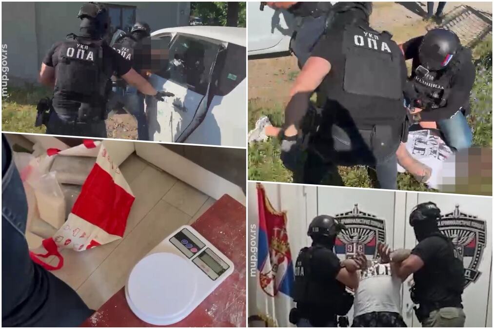 POGLEDAJTE HAPŠENJA NARKO-DILERA U BEOGRADU: Specijalci ga izvukli iz auta, bacili ga na travu, a onda mu pretresli kuću od poda do plafona (foto, video)