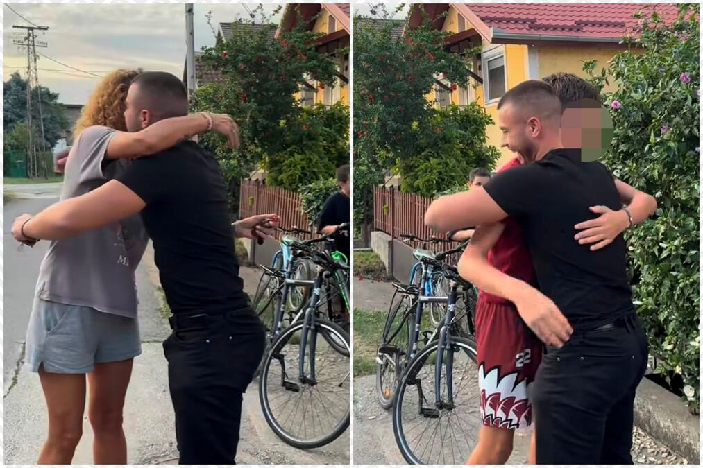 MINA VRBAŠKI UPOZNALA VIKTORA SA PORODICOM: Emotivne scene ispred porodične kuće rijaliti učesnice (FOTO)