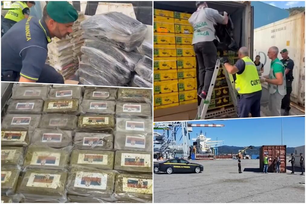 BALKANSKOM KARTELU U ITALIJI ZAPLENJENO SKORO 800 KG DROGE? Kokain sa logoom srpske zastave doplovio iz Ekvadora (foto, video)