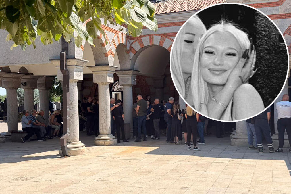 SUZE I MUK NA GROBLJU ZBEG: Nevena Hot ispraća ćerku na poslednji počinak, Anastasija poginula u strašnoj nesreći (FOTO)