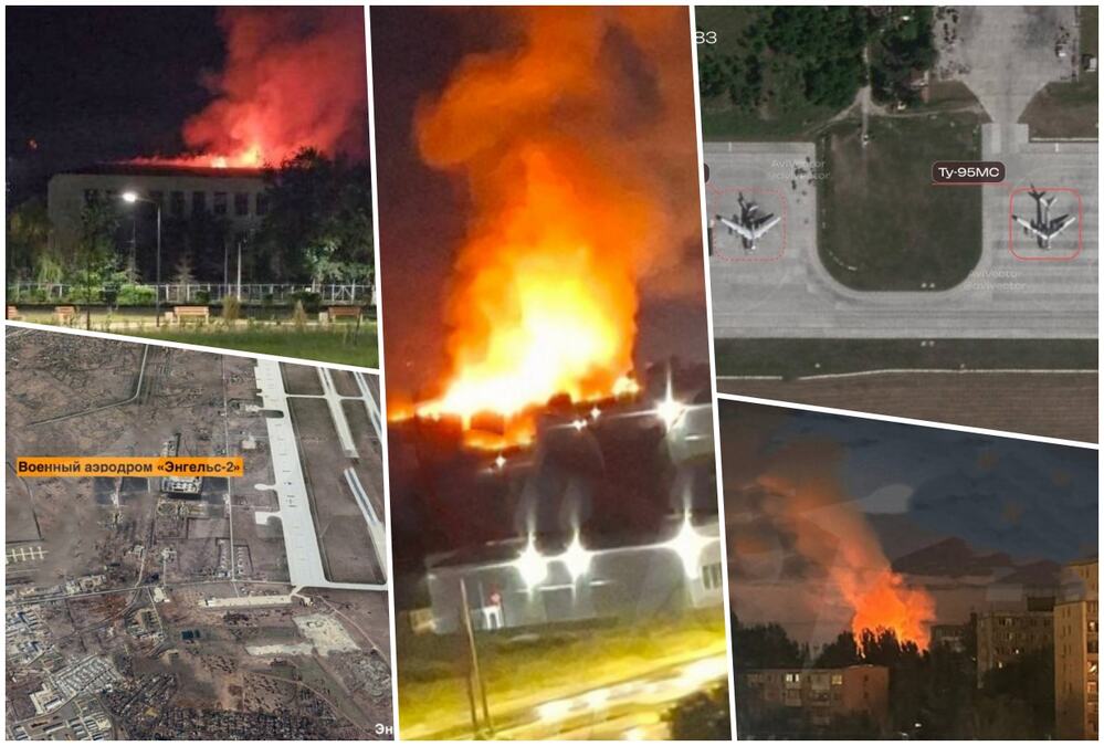 GORI RUSKA VAZDUHOPLOVNA VOJNA BAZA ENGELS-2! Ogroman požar u domu ruskih strateških bombardera (FOTO/VIDEO)