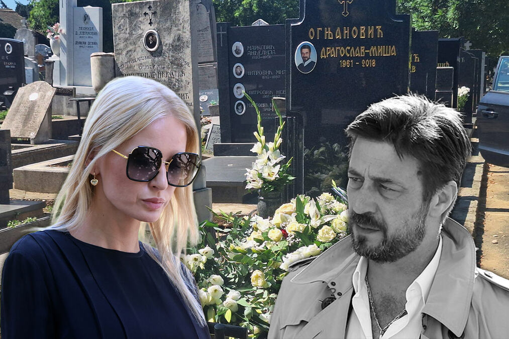 UDOVICA SANJA, PORODICA I PRIJATELJI NA POMENU UBIJENOM ADVOKATU MIŠI OGNJANOVIĆU: Misica sletela u Beograd i obišla grob na dan ubistva supruga!