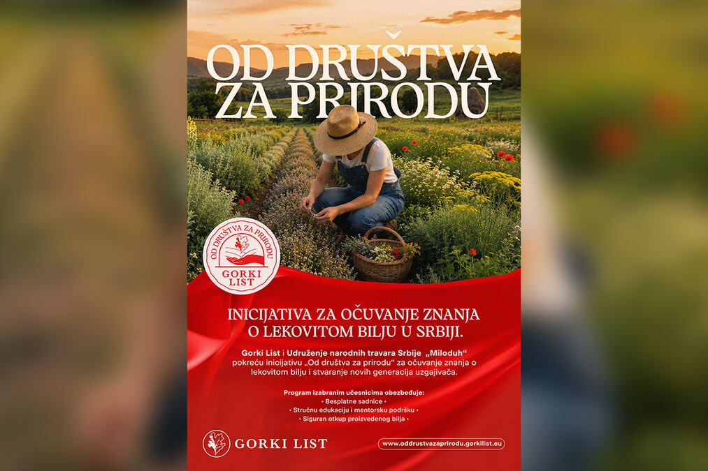 GORKI LIST POKREĆE DUGOROČNU INICIJATIVU ZA OČUVANJE ZNANJA O LEKOVITOM BILJU U SRBIJI