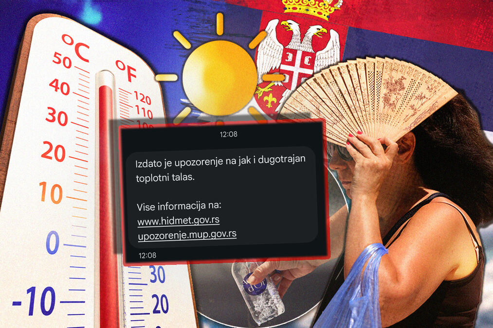 Građanima Srbije stižu hitne SMS poruke MUP-a: Stiže pakao od 40 stepeni, izdato ozbiljno upozorenje