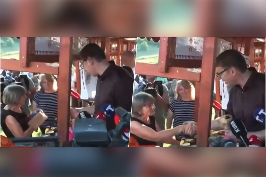 BAKA RADMILA OTKRILA ISTINU O SNIMKU SA PREDSEDNIKOM VUČIĆEM! Raskrinkana još jedna blokaderska obmana: Evo šta se zaista dogodilo tog dana 