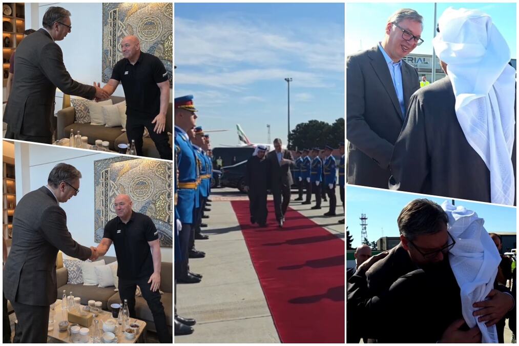 "VELIKI PRIJATELJ SRBIJE I NAŠEG NARODA!" Vučić ispratio Mohameda bin Zajeda, pa otkrio detalje razgovora sa Dejnom Vajtom o UFC spektaklu u Beogradu (VIDEO)