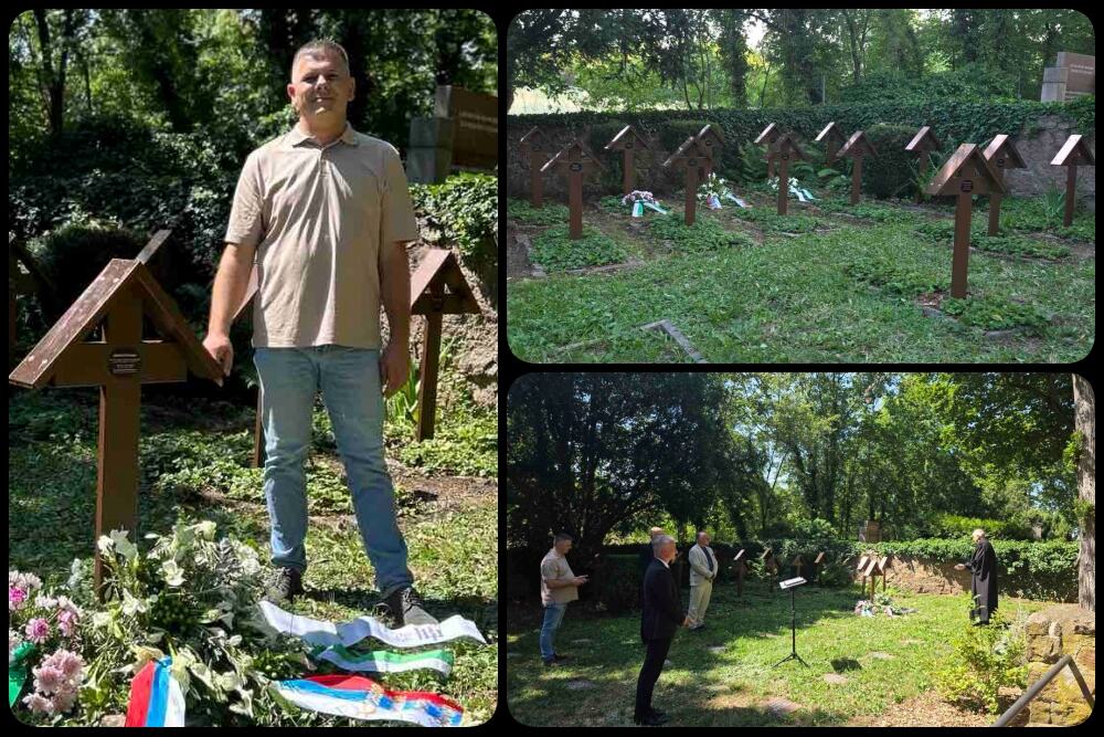 Nemci posle 109 godina odali počast srpskim junacima koji su umrli u njihovom logoru! Miloš pronašao grob svog čukundede i naše heroje otrgao od zaborava!
