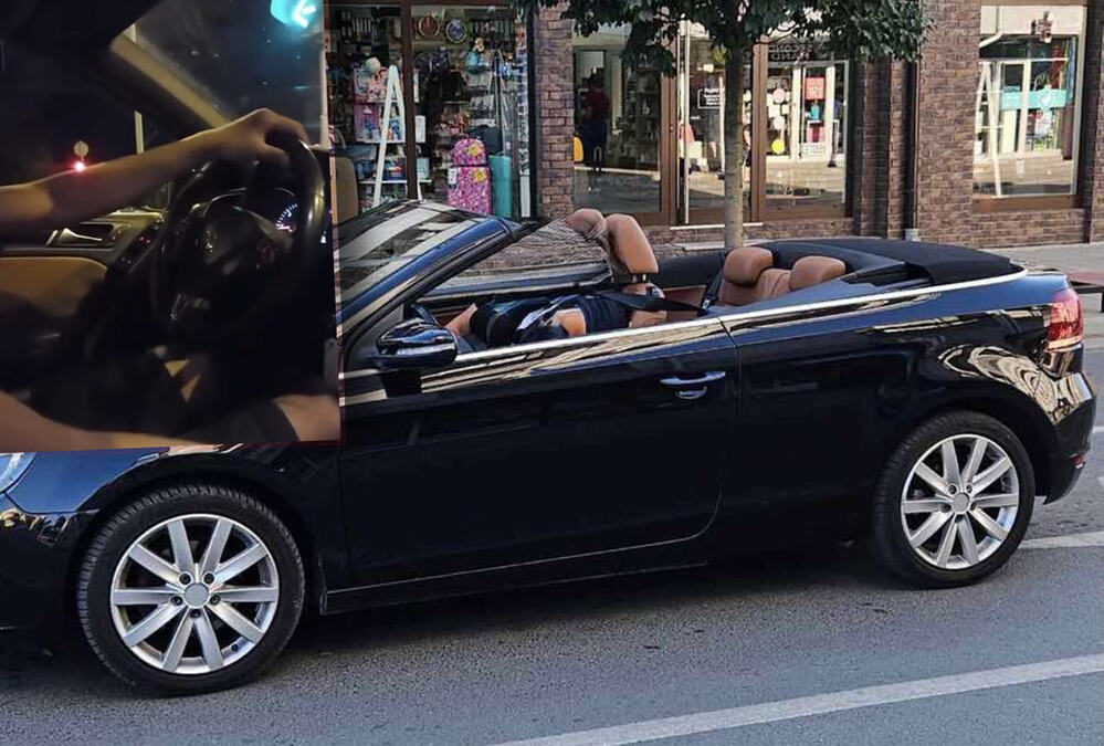 UKRAO GOLF, PA SNIMAO LAJV DOK GA VOZI? Vlasnik tvrdi da je pronašao muškarca sa snimka, sve informacije predao policiji (FOTO)